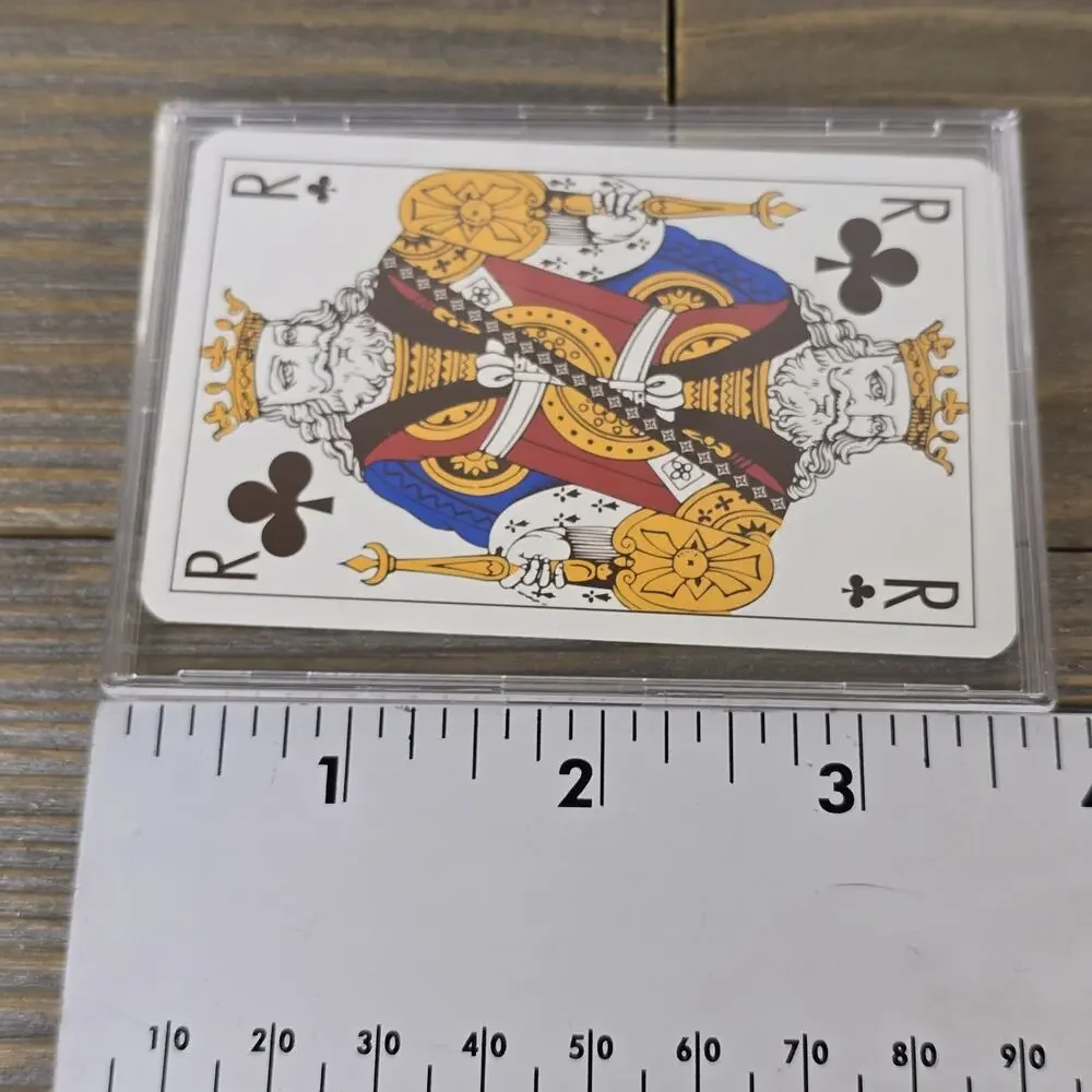 Louis Vuitton playing card - King And Queen Of Clubs In Protective Case.